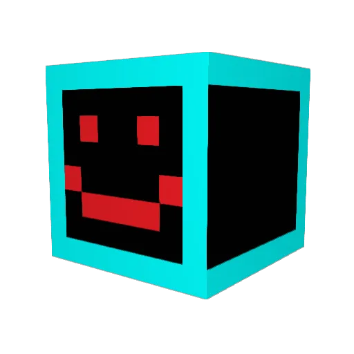 BrutalFlorist Minecraft avatar head, 3D render