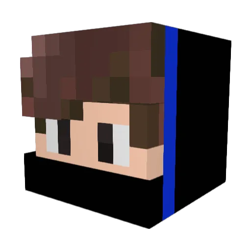 BrutalFrog1118 Minecraft avatar head, 3D render