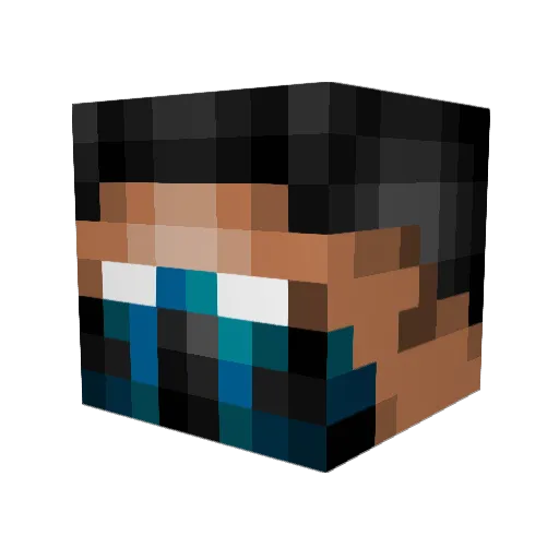 Brutalis86 Minecraft avatar head, 3D render
