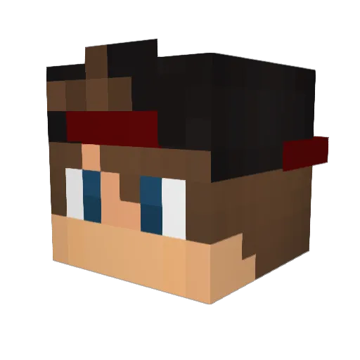Brutalo656 Minecraft avatar head, 3D render