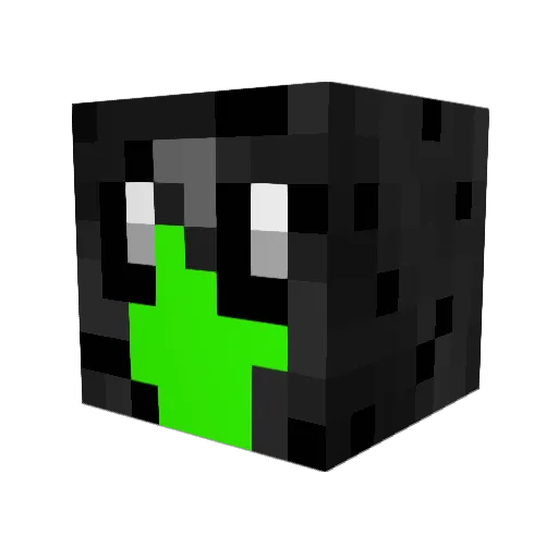 Brute752 Minecraft avatar head, 3D render