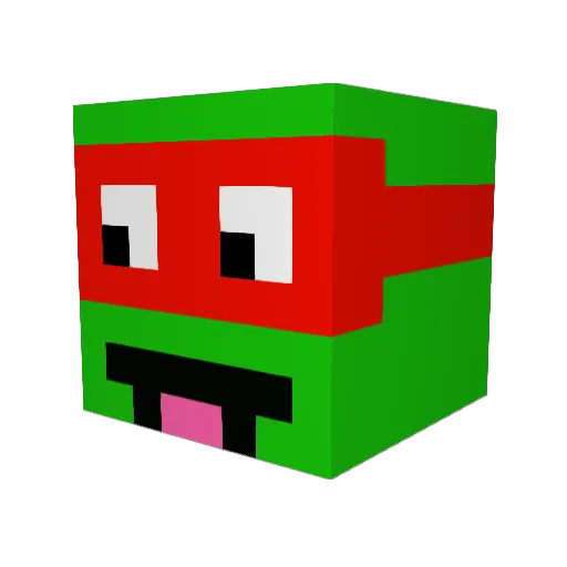 BruthaManTy Minecraft avatar head, 3D render