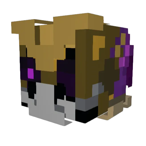 Brutus454 Minecraft avatar head, 3D render