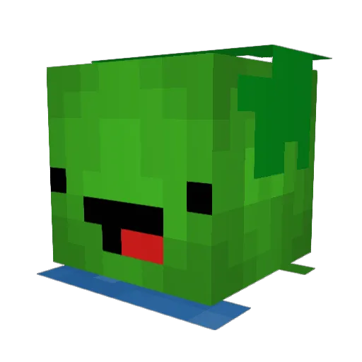 Brutusagare Minecraft avatar head, 3D render