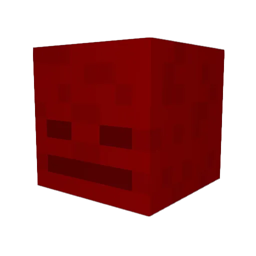Bruxos Minecraft avatar head, 3D render