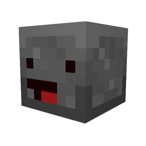 BrvntStorage Minecraft avatar head, 3D render