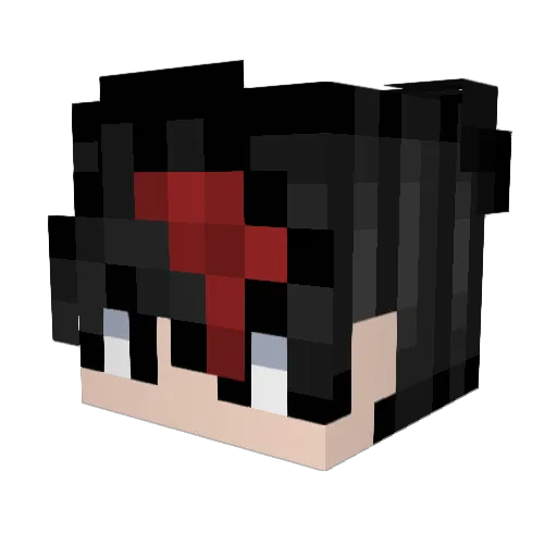 Bry10_ Minecraft avatar head, 3D render