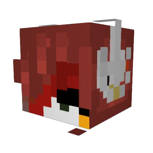 BrySul Minecraft avatar head, 3D render