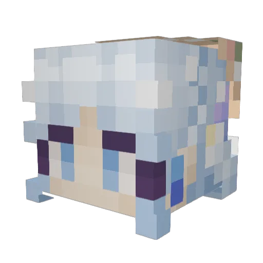 Bryan0803 Minecraft avatar head, 3D render