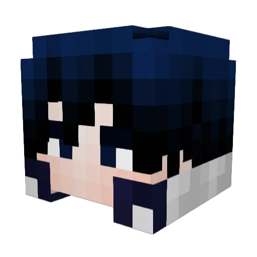 Bryan4701 Minecraft avatar head, 3D render