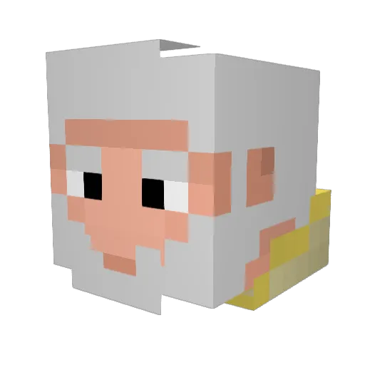 BryanAmorim Minecraft avatar head, 3D render