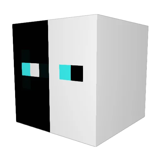 BryanHann Minecraft avatar head, 3D render