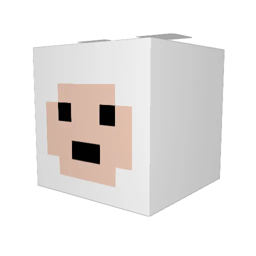 BryanLARDA Minecraft avatar head, 3D render