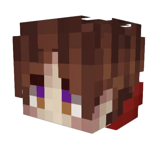 BryanSerna Minecraft avatar head, 3D render
