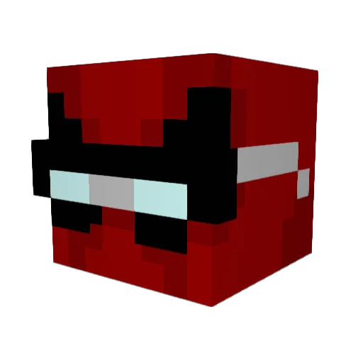 BryanTheFirst Minecraft avatar head, 3D render
