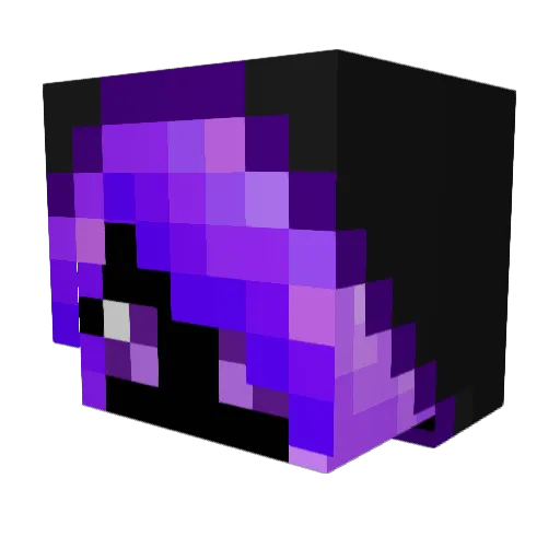 Bryana25 Minecraft avatar head, 3D render