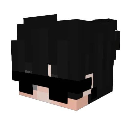 BryannTlv Minecraft avatar head, 3D render
