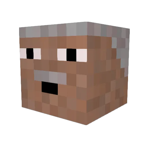 BryantSanity Minecraft avatar head, 3D render