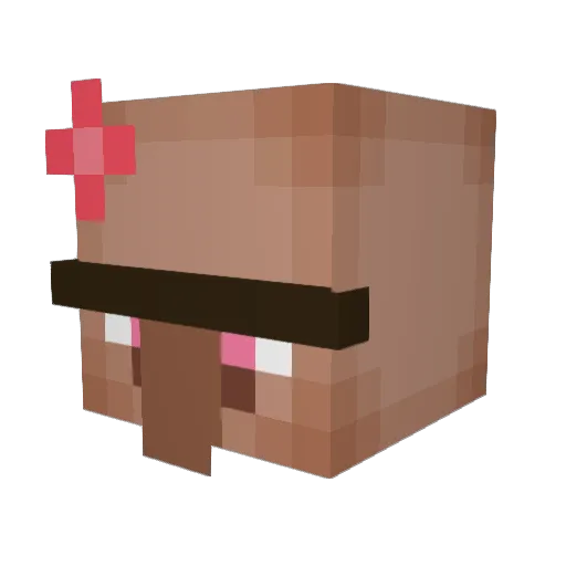 Bryce316 Minecraft avatar head, 3D render