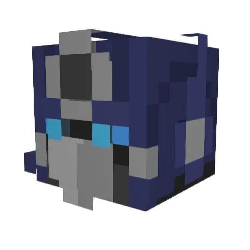 BryceCongo Minecraft avatar head, 3D render