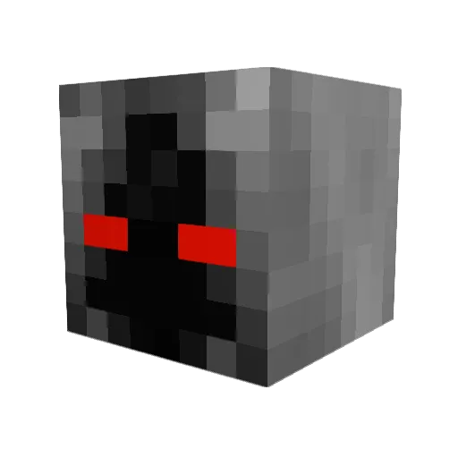 BryceFury Minecraft avatar head, 3D render