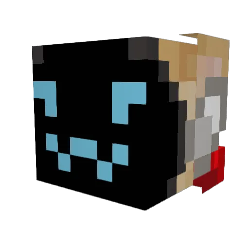BryceGaming606 Minecraft avatar head, 3D render