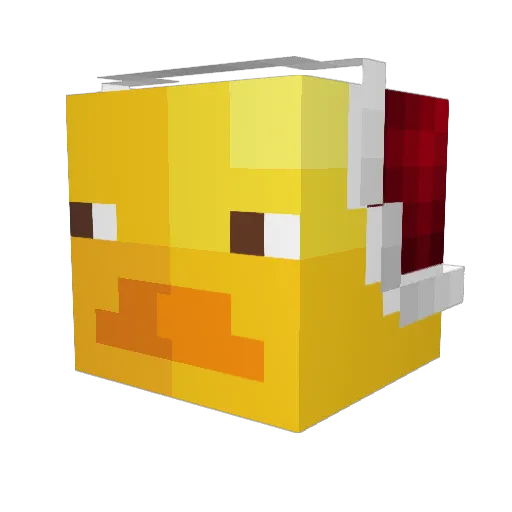 BryceKrispy98 Minecraft avatar head, 3D render