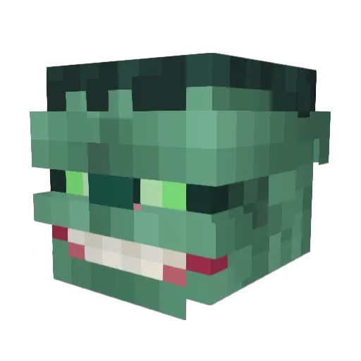 BryceTheOverlord Minecraft avatar head, 3D render