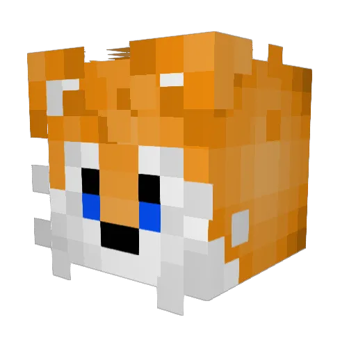 BryceW621 Minecraft avatar head, 3D render