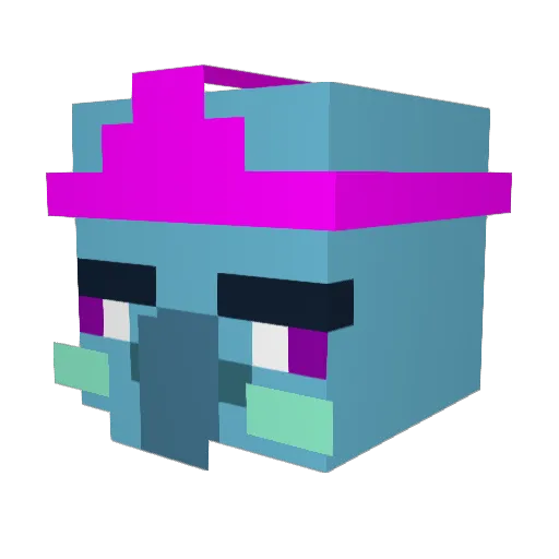 Bryceiskool Minecraft avatar head, 3D render
