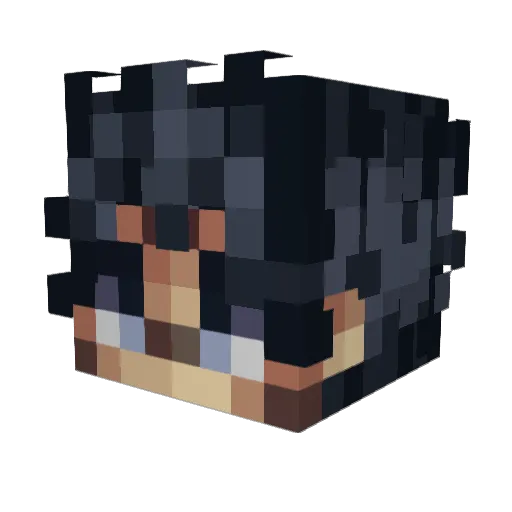 Bryesoma Minecraft avatar head, 3D render