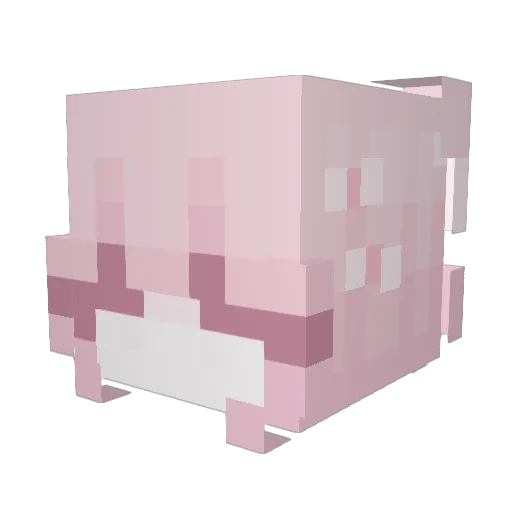 Brykulets Minecraft avatar head, 3D render
