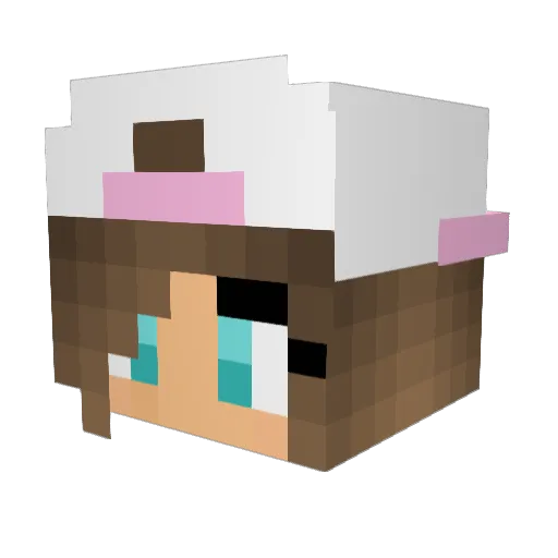 BryleaS Minecraft avatar head, 3D render