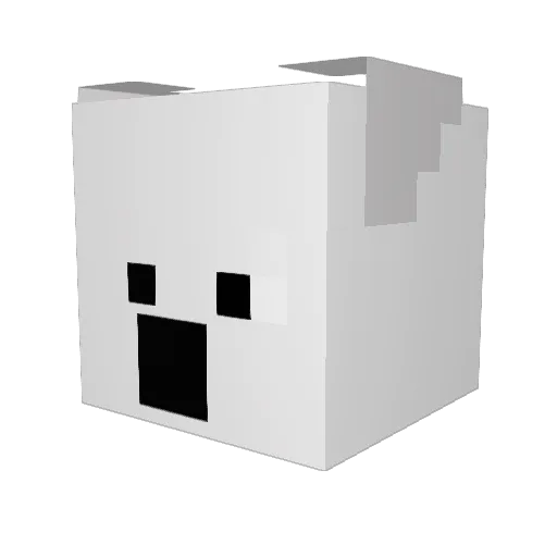 Bryn2004 Minecraft avatar head, 3D render