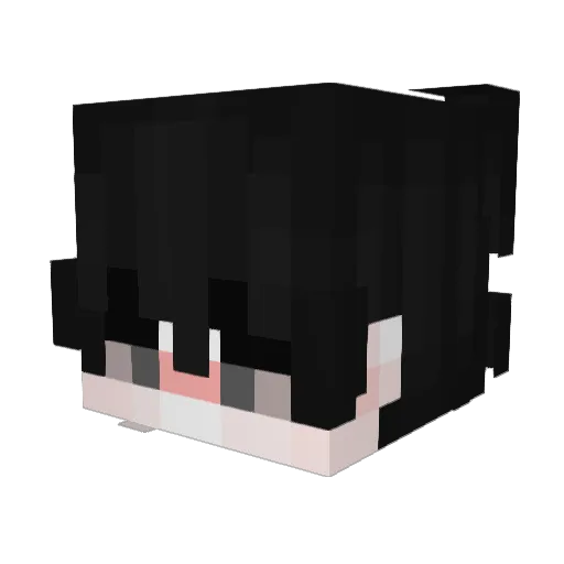 Brysiuu Minecraft avatar head, 3D render