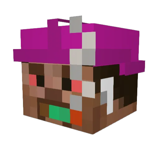 BrytShiesty Minecraft avatar head, 3D render