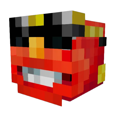 Bsian96 Minecraft avatar head, 3D render