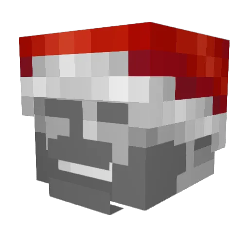 Bside444 Minecraft avatar head, 3D render
