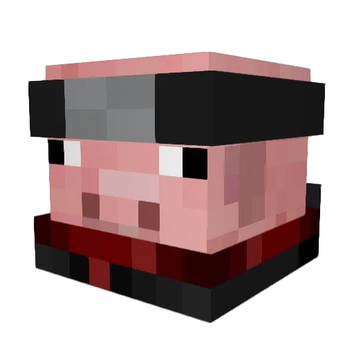 Bstewie420 Minecraft avatar head, 3D render
