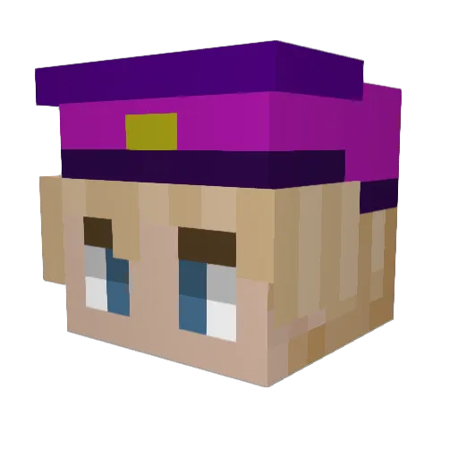 Bstorm7 Minecraft avatar head, 3D render