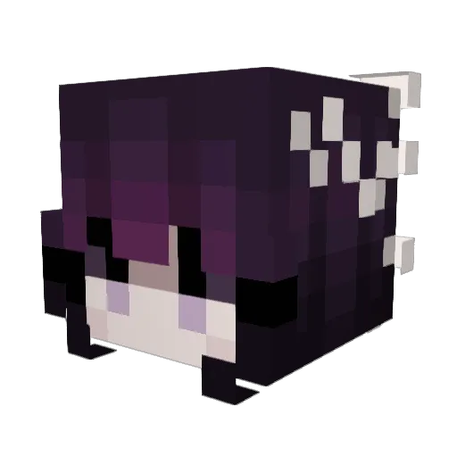 Bsyz Minecraft avatar head, 3D render