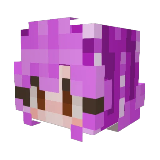 BtCE Minecraft avatar head, 3D render