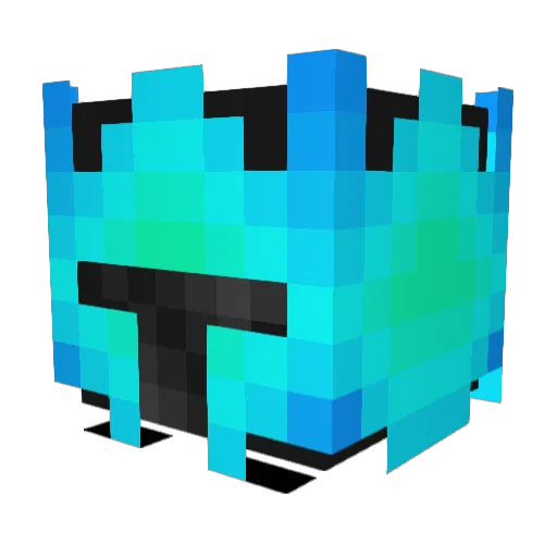 Btec_TEA_PARTY Minecraft avatar head, 3D render