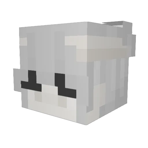 Btl_voke Minecraft avatar head, 3D render