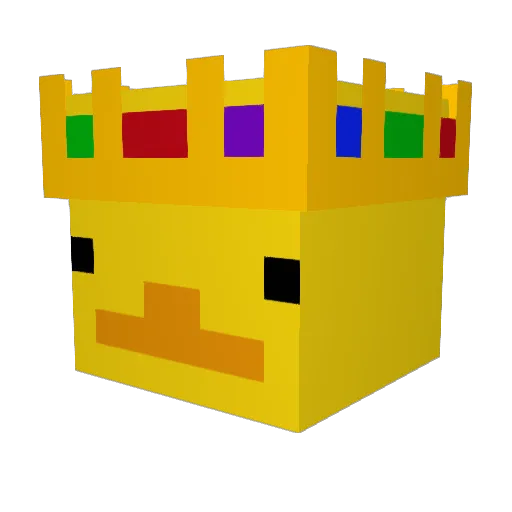 BuB0o Minecraft avatar head, 3D render