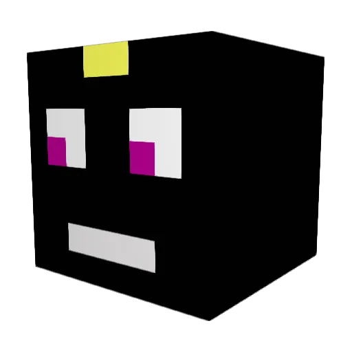 BuBuLL03 Minecraft avatar head, 3D render