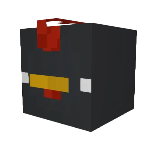 BuBum77 Minecraft avatar head, 3D render