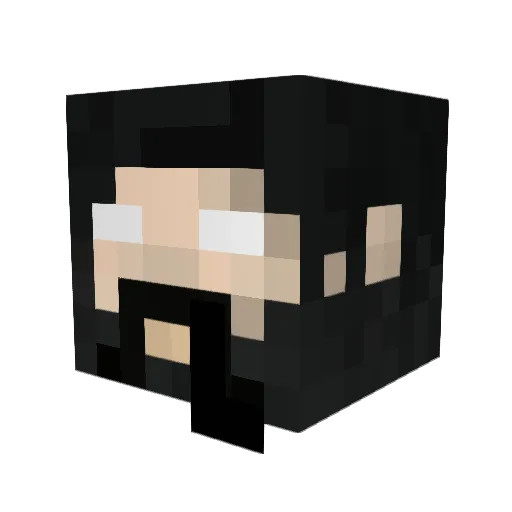 BuMeRSs Minecraft avatar head, 3D render