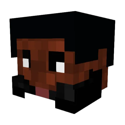 BuNnY_PiLOt08 Minecraft avatar head, 3D render