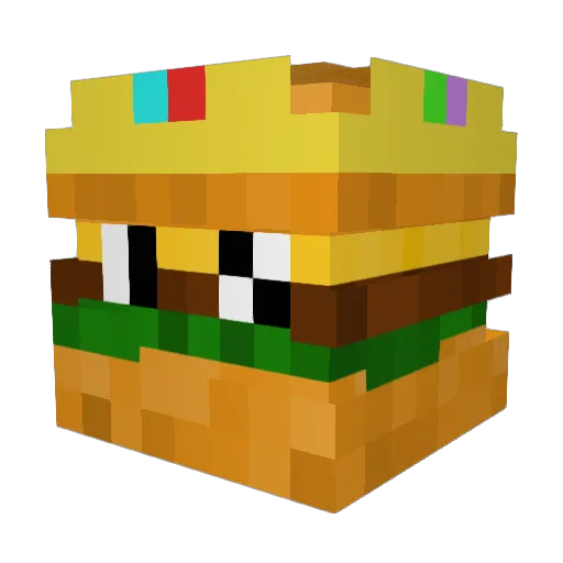 BuRgEr__kid Minecraft avatar head, 3D render